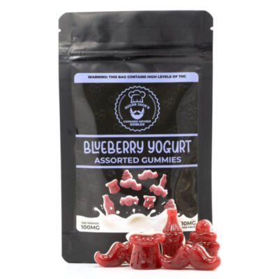 Sugar Jack's - Blueberry Yogurt Gummies 100mg THC