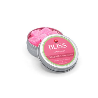 Bliss Watermelon 250mg THC Gummies