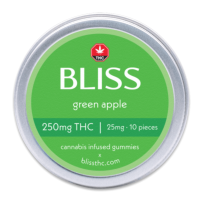 Bliss Green Apple 250mg THC Gummies - Image 2